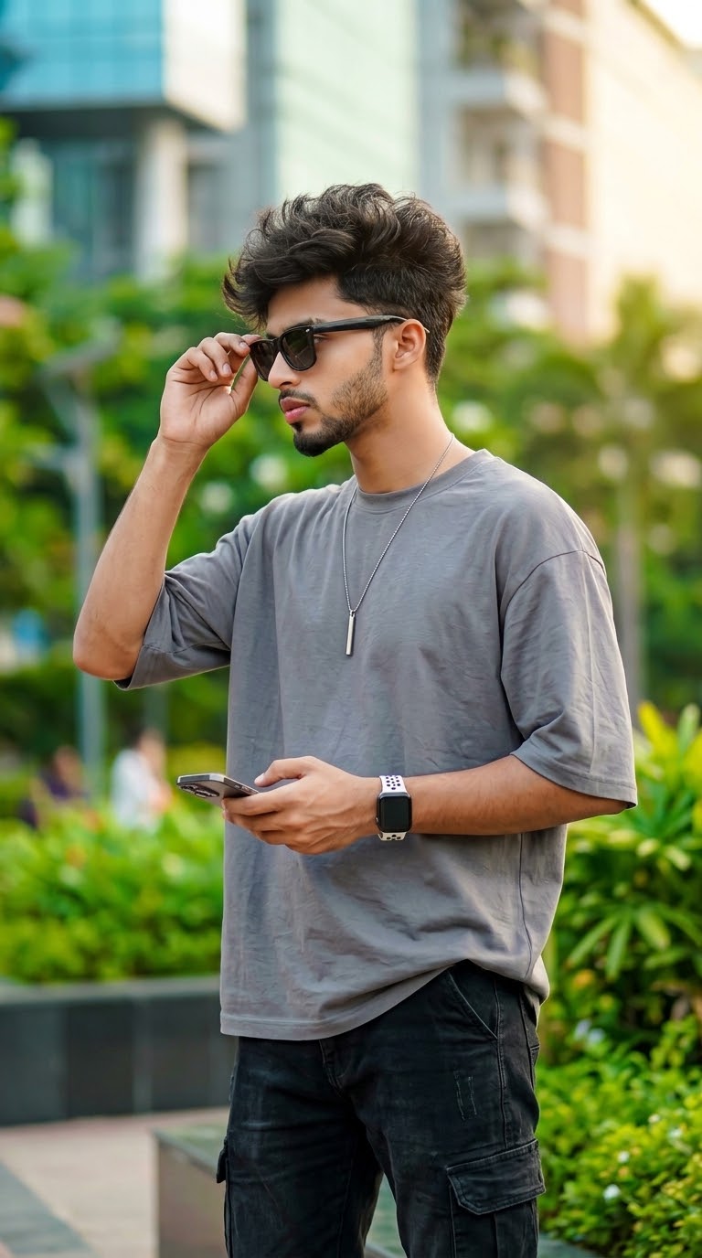 Stylish Young Man Portrait